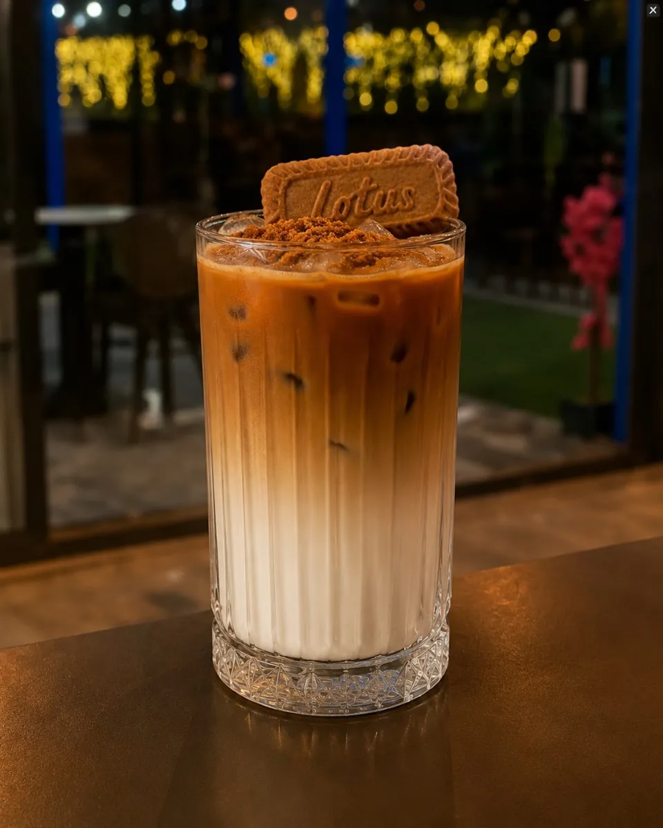 ICED LOTUS LATTE